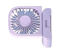 YPBEW Ventilatore Tascabile Ricaricabile Tramite USB, Pieghevole, da Appendere alla scrivania, Montato per Trucco, per Uso Desktop, Ventilatore da Collo Portatile per Interni Esterni