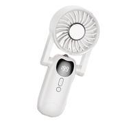 YPBEW Ventilatore USB con Schermo Digitale e Torcia Ventilatore da Appendere Collo Perfetto per Studenti e viaggiatori da Viaggio palmare
