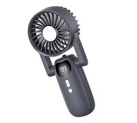 YPBEW Ventilatore USB con Schermo Digitale e Torcia Ventilatore da Appendere Collo Perfetto per Studenti e viaggiatori da Viaggio palmare