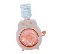 YPBEW Ventola raffreddamento ricaricabile con funzione umidificazione Ventola portatile portatile Struttura in plastica per scrivania da lavoro da campeggio Desktop per dormire