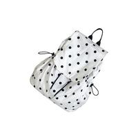 YPBEW Zaini per ragazze e donne, impermeabile, da viaggio, scuola, libri, piccole borse da città, in nylon, mini borsa da donna, bianco