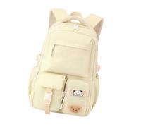 YPBEW Zaino scolastico estetico giapponese per donna Nylon resistente all ' acqua con scomparti multipli Spallacci ergonomici Zaino impermeabile dal look alla