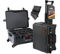 YPC Xplorer Case XXL - 53 cm x 40 cm x 28,5 cm, trolley esterno custodia imbottita impermeabile, custodia rigida per fotocamera, custodia per drone, impilabile
