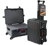 YPC Xplorer Case XXL - 53 cm x 40 cm x 28,5 cm Trolley Outdoor Case, custodia fotografica in schiuma impermeabile, custodia rigida per fotocamera, custodia per drone, impilabile