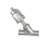 YPEZASDLW 1 pz DN32 valvola a sede inclinata pneumatica in Acciaio Inox a Montaggio rapido con Guarnizione a sede normalmente Chiusa(Closed-Double Acting)