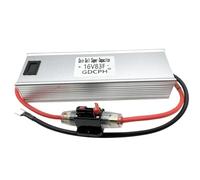 YPEZASDLW 1 Set modulo raddrizzatore automobilistico 16V83F condensatore 2.7V500F con voltmetro Fusibile autoripristinante Alimentatore di Backup