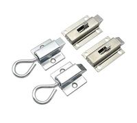 YPEZASDLW Chiavistello for Porta Chiusura in Lega di Zinco Sicurezza Automatica for cancello a Molla Serratura a Rimbalzo Hardware 1 Pezzo(Xk1003-1-304)