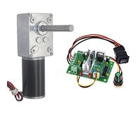 YPEZASDLW Coppia Elevata autobloccante con ingranaggio a Vite Senza fine Motore CC for apparecchiature domestiche for cartelloni pubblicitari for Macchine for Tende(24V 80rpm,Package C)
