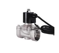 YPEZASDLW Elettrovalvola for Fontana Impermeabile IP68, Filettatura NPT da 1-1/4" normalmente Chiusa, in Acciaio Inossidabile 304, 110 V, 24 V, 12 V, 24 V, for Uso subacqueo(NPT-230VAC-VITON-SEAL)