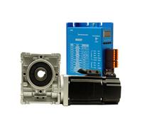YPEZASDLW Motore Passo-Passo ad Anello Chiuso Nema23 con ingranaggio a Vite Senza fine 4A e Driver HSE57 Encoder