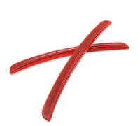 YPFYBHD Compatibile per Hyundai Grand i10 i20 i30 (Fastback N), 2 Pezzi Strisce Decorative per passaruota Auto, Adesivi AntiGraffio per Prese d'Aria,3-Red