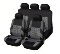 YPFYBHD Set di coprisedili per Auto, Compatibile per Ford Fiesta ST-Line ST Line, Accessori Interni per la Protezione Completa dei sedili (5 posti),1-Grey