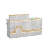 YPIOUREN Bancone For La Vendita, Bancone For Reception Con Cassetti Chiudibili A Chiave, Bancone For Reception Moderno Con Bancone, For Ufficio Di Cassa/salone Di Bellezza/atrio(Maple,RIGHT_100CM/39.3