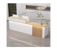 YPIOUREN Bancone Moderno For Schedari, Bancone Cassa A L, Bancone Reception In Legno, Bancone Reception, Bancone Reception Moderno, For Ufficio, Hall, Salone Di Bellezza(Maple,RIGHT_120CM/47.2IN)