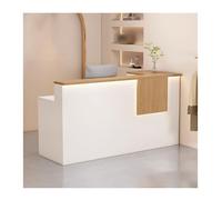 YPIOUREN Bancone Reception, Bancone Reception Con Cassetti Chiudibili A Chiave, Moderno Bancone Reception, Banco Cassa Con Cassetto Chiudibile A Chiave, For Hall, Saloni E Comodità(Gold,LEFT_120CM/47.