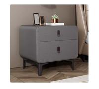 YPIOUREN Comodino Con 2 Cassetti, Tavolino Da Notte In Stile Moderno, Comodini Minimalisti E Pratici, Tavolino Laterale, For Piccoli Spazi E Organizzazione Della Camera Da Letto(Dark grey,40*40*48cm)