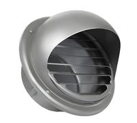 YPIOUREN Copertura Rotonda per Presa d'Aria a Parete Comignolo per Camino Copertura per pareti Esterne 304 Facile da Pulire Adatta a Tutti i Tipi di pareti e soffitti (Senza Rete)(3.9in/10cm)