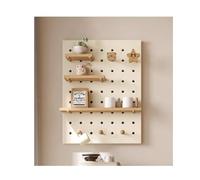 YPIOUREN Kit Organizer Da Parete Combinato, Pannelli Organizer Da Parete Con Pannelli Forati, Espositore Ornamentale Artigianale, For Cucina, Garage, Ufficio, Dormitorio(Pearl white,60 * 120cm)