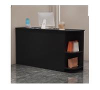 YPIOUREN Moderno Bancone Di Benvenuto, Bancone For Reception, Reception Aperta, Bancone For Reception For Ufficio, Piccolo Bancone For Reception, For Cassa, Salone, Ufficio(Black,RIGHT_120CM/47.2IN)