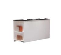 YPIOUREN Moderno Bancone Di Benvenuto, Bancone For Reception, Reception Aperta, Bancone For Reception For Ufficio, Piccolo Bancone For Reception, For Cassa, Salone, Ufficio(White Black,LEFT_100CM/39.3