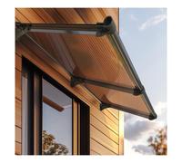 YPIOUREN Pensilina per Porta D'ingresso, Pensiline Policarbonato, Tettoia per Esterno, Tende da Sole for Porte Esterne, Protezione UV, Pioggia E Neve, for Esterno, Portico(40x440cm/15.7x173.2in)