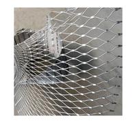 YPIOUREN Rete In Corda Di Acciaio Inossidabile 304,Rete Da Giardino For Barriera Contro Gli Animali, Rete Anticaduta Ad Alta Quota, Rete Metallica For Recinzioni, For Fattoria(2 * 0.8m/6.5 * 2.6ft)