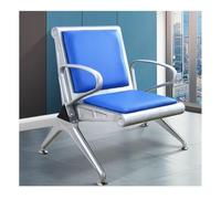 YPIOUREN Sedia con Braccioli, Sedie per Visitatori, Sedies da Sala D'attesa | Design A Struttura Unica con Supporti A Tre Punti, Portata di 200 Kg, Morbide Imbottiture(Light blue)