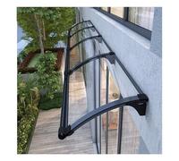 YPIOUREN Tendalino Porta Esterna Tettoia for Porta della Tenda da Finestra Staffa in Lega di Alluminio e Acciaio al Carbonio Facile da installare Resistente ai Raggi UV e alla Pioggia(80x220cm/32 x87