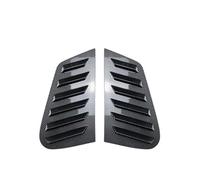 YPJHHXQ Decorazione delle serrande Posteriori dell'automobile per VW Polo 9N 2001-2009, serranda Posteriore Sport Style Louvers Air Vent Scoop Shades, Carbon Fiber Pattern