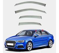 YPJHMXQXQ Deflettori d'Aria per finestrini Laterali per Audi A3 Sedan MK3-8V 2014-2018 2019 2020,Fume' Oscurati, Anteriore E Posteriore Antivento, Antipioggia