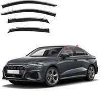 YPJHMXQXQ Deflettori d'Aria per finestrini Laterali per Audi A3L Sedan MK4-8Y 2021,Fume' Oscurati, Anteriore E Posteriore Antivento, Antipioggia
