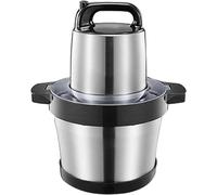 YPJJJXQ Robot da Cucina Elettrico - Tritatutto per Verdure da banco in Acciaio Inossidabile da 6 Litri con 4 Lame affilate per Carne, Frutta, Noci e spezie