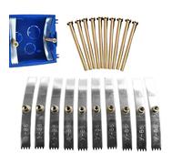 Yplkm Attrezzo Per Riparazione Scatola Elettrica, 10 Pezzi Strumento Di Ristrutturazione, Riparatore Per Scatole Nascoste Con Denti, Per Manutenzione Impianto Elettrico Installazione Presa E