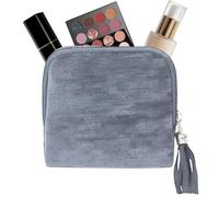 Yplkm Borsellino Gioielli da Viaggio,Organizer Gioielli In Velluto Con Cerniera | Porta Anelli per Crociera Vacanza Spiaggia - per Spiaggia Viaggi Weekend Vacanze