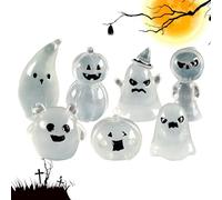 Yplkm Decorazione da giardino delle fate per esterni,Kit Fantasma Luminoso Giardino Fatato | Decorazione da giardino in miniatura fata fantasma, statue da esterno che si illuminano al buio, kit