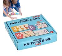 Yplkm Gioco Di Abbinamento Numeri - Giocattoli Puzzle Alfabeto Interattivi - Set Di Flash Cards Per Il Riconoscimento Delle Lettere,Per Bambini Asilo Scuola Materna Casa Viaggio Interno Vacanza