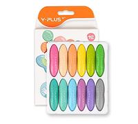 YPLUS Pastelli Arachidi e Macarons per Bambini: 12 Pastelli Non Tossici, Facili da Tenere, Lavabili e Sicuri. Forniture Artistiche per Colorare ideali per i più Piccoli