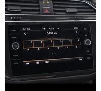 YPLVWSOYQ Pellicola Protettiva Compatibile con Tiguan 2021 1 PCS Auto Pellicola Protettiva dello Schermo in Vetro Temperato Adesivo GPS Multimedia LCD Guard Accessori