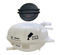 YPLVWSOYQ Serbatoio Refrigerante Acqua Compatibile con per Polo 2001-2012 6Q0121407 Motore Serbatoio Liquido di Raffreddamento Coperchio Serbatoio di Espansione Liquido di Raffreddamento(Black)