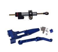 YPLVWSOYQ Stabilizzatore Staffa Compatibile con Yamaha per MT-09 per Tracer 2015-2020 Kit di Montaggio Staffa Stabilizzatore Ammortizzatore Sterzo Accessori Stabilizzatore Ammortizzatore Moto(Blue,B)