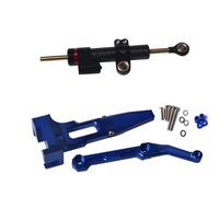 YPLVWSOYQ Stabilizzatore Staffa Compatibile con Yamaha per MT-09 per Tracer 2015-2020 Kit di Montaggio Staffa Stabilizzatore Ammortizzatore Sterzo Accessori Stabilizzatore Ammortizzatore Moto(Blue,C)