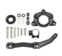 YPLVWSOYQ Stabilizzatore Staffa Compatibile con Z1000 2010-2013 Kit di Montaggio per Staffa di Stabilizzazione dello Sterzo in Alluminio per Motocicletta Ammortizzatore per Motocicletta(A)