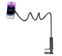 YPREWY 1.2m Flessibile Letto Supporto Del Telefono Del Supporto Antiscivolo Pad In Silicone Regolabile Angoli di Visione Per Camera Da Letto Dormitorio Ufficio Uso Regolabile Lazy Phone Stand