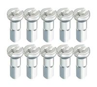 YPREWY 10 cappucci per raggi per bici, per bicicletta, estremità della testa, per raggi, capezzoli, decorazione per biciclette da strada di montagna