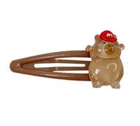 YPREWY Adorabile fermaglio per capelli a forma di animale dei cartoni animati, per ragazze, bambini, roditori, capibara, forcine per capelli fatte a mano