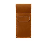 YPREWY Astuccio in pelle vintage per penne stilografiche da viaggio con ampio scomparto, organizer per penne stilografiche da uomo e donna, custodia ant, Colore: marrone.