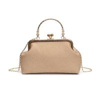YPREWY Borsa a tracolla regolabile con chiusura a tracolla per le donne Costruzione leggera Borsa da sera interni spaziosi Borsa a tracolla convertibile a tre vie essenziale per, cachi, One Size