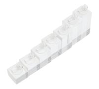 YPREWY Confezione da 7 pratici e robusti espositori per anelli in acrilico, accessorio portatile per vetrine di gioielli ed esposizioni