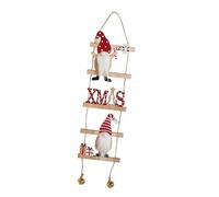 YPREWY Creativo Babbo Natale scaletta per albero di Natale decorazione elegante vacanza accessorio dinamico ornamento per casa ufficio
