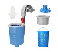 YPREWY Fornitura per piscina Skimmer per piscina Skimmer a terra Accessori galleggianti Cestino Montaggio a parete Attacco Gonfiabile Superficie del terreno